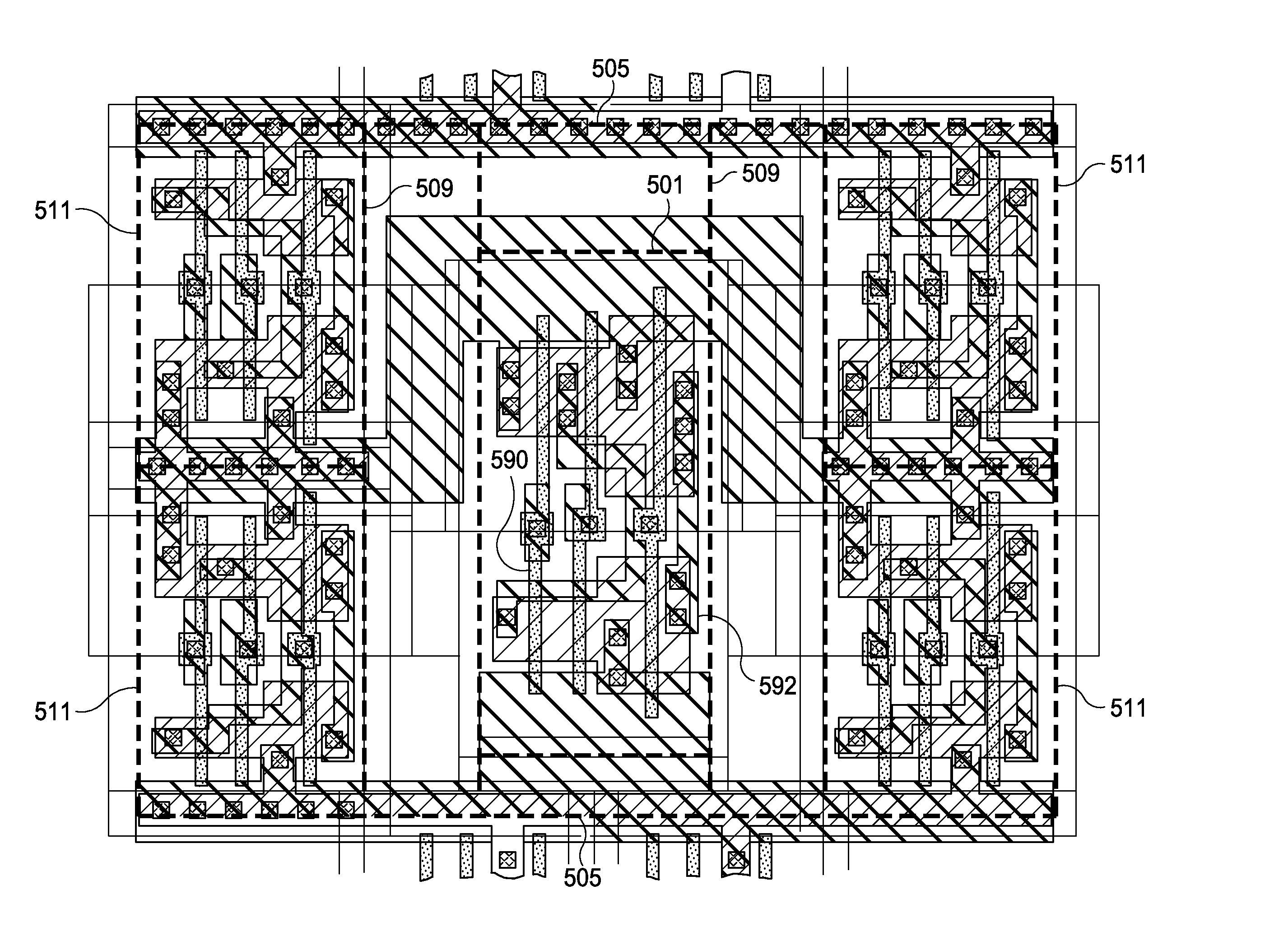 System and Method for Designing Cell Rows