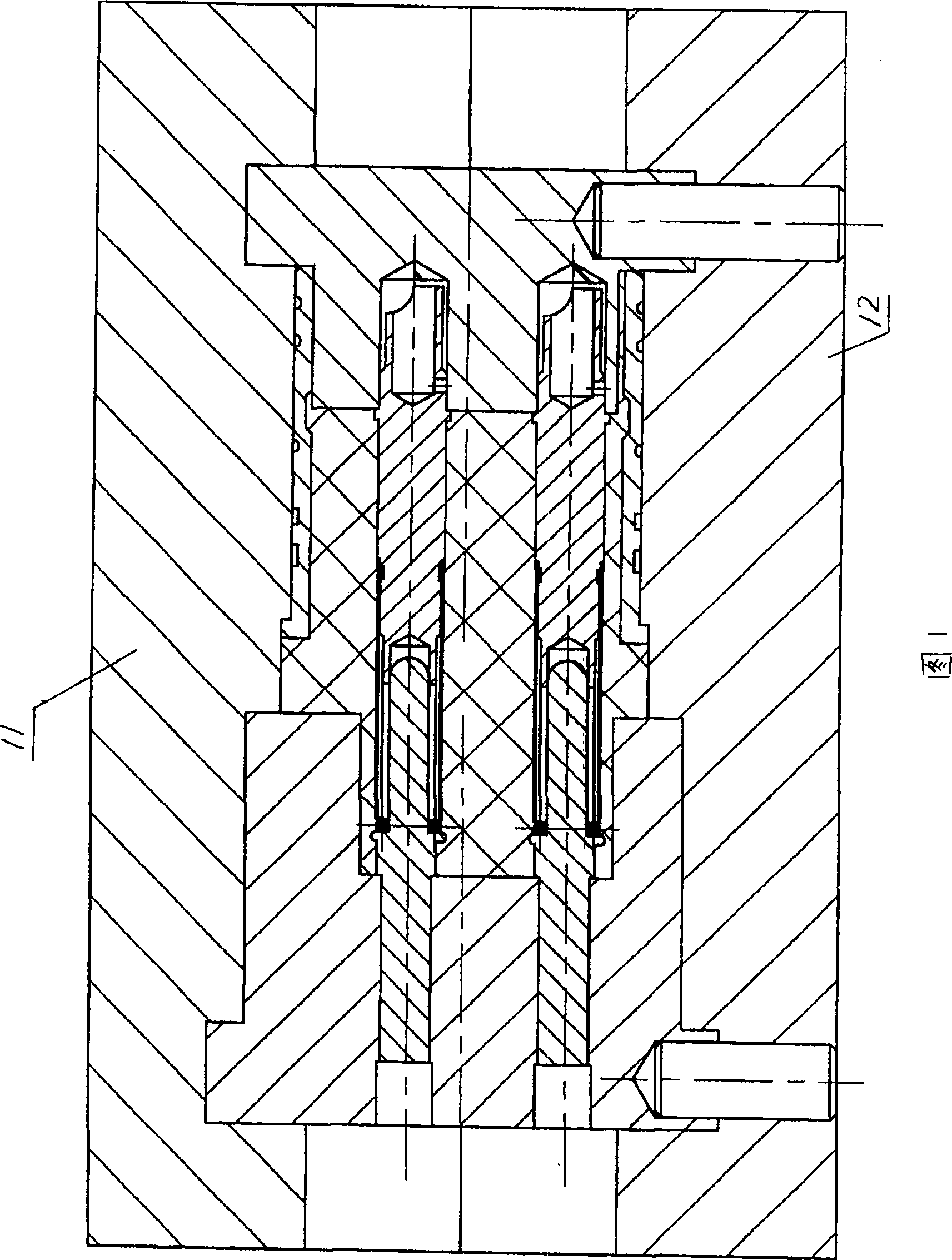 Method for preventing vulcanized rubber entering into jack