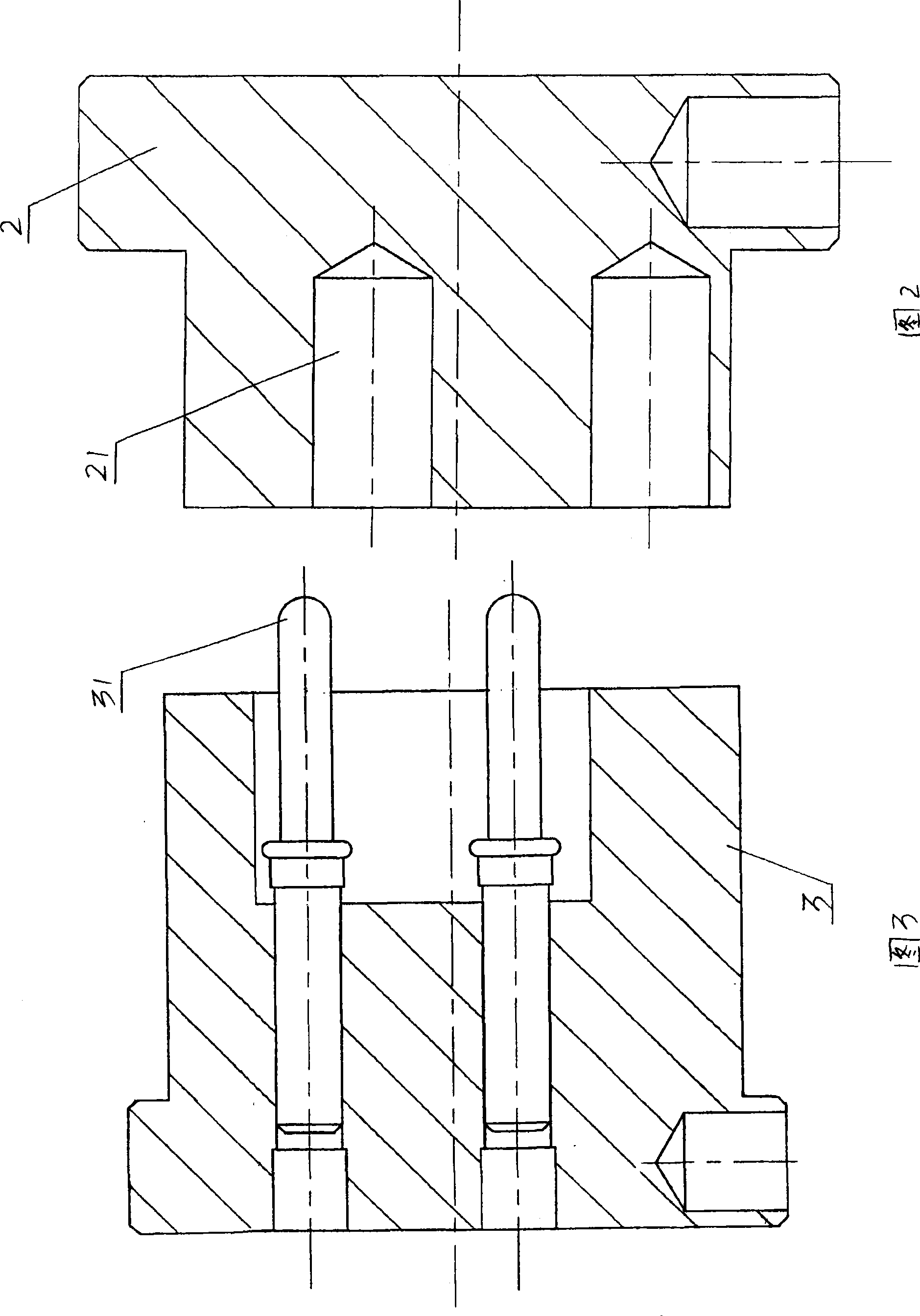 Method for preventing vulcanized rubber entering into jack