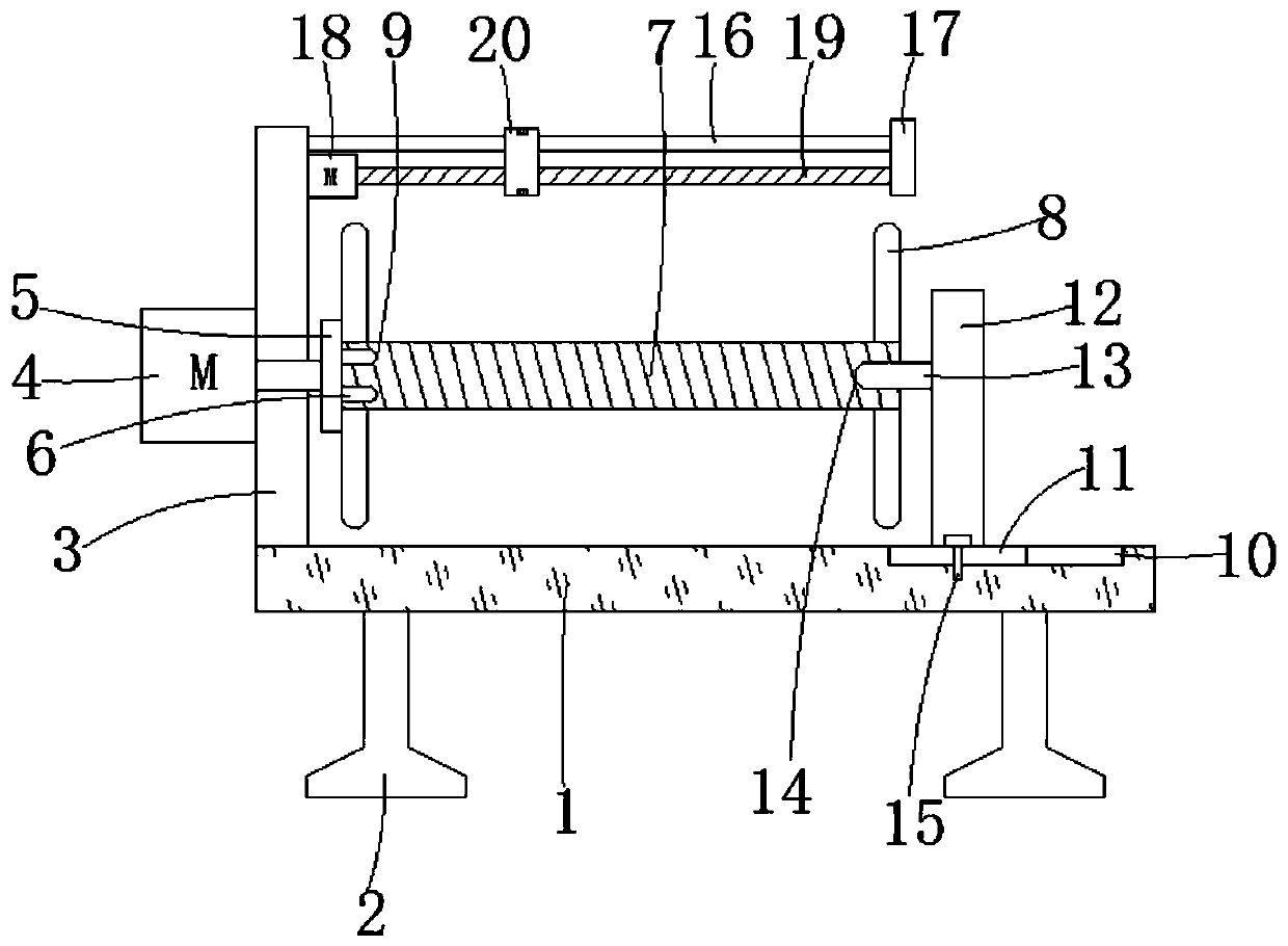 Winding device for cotton thread production