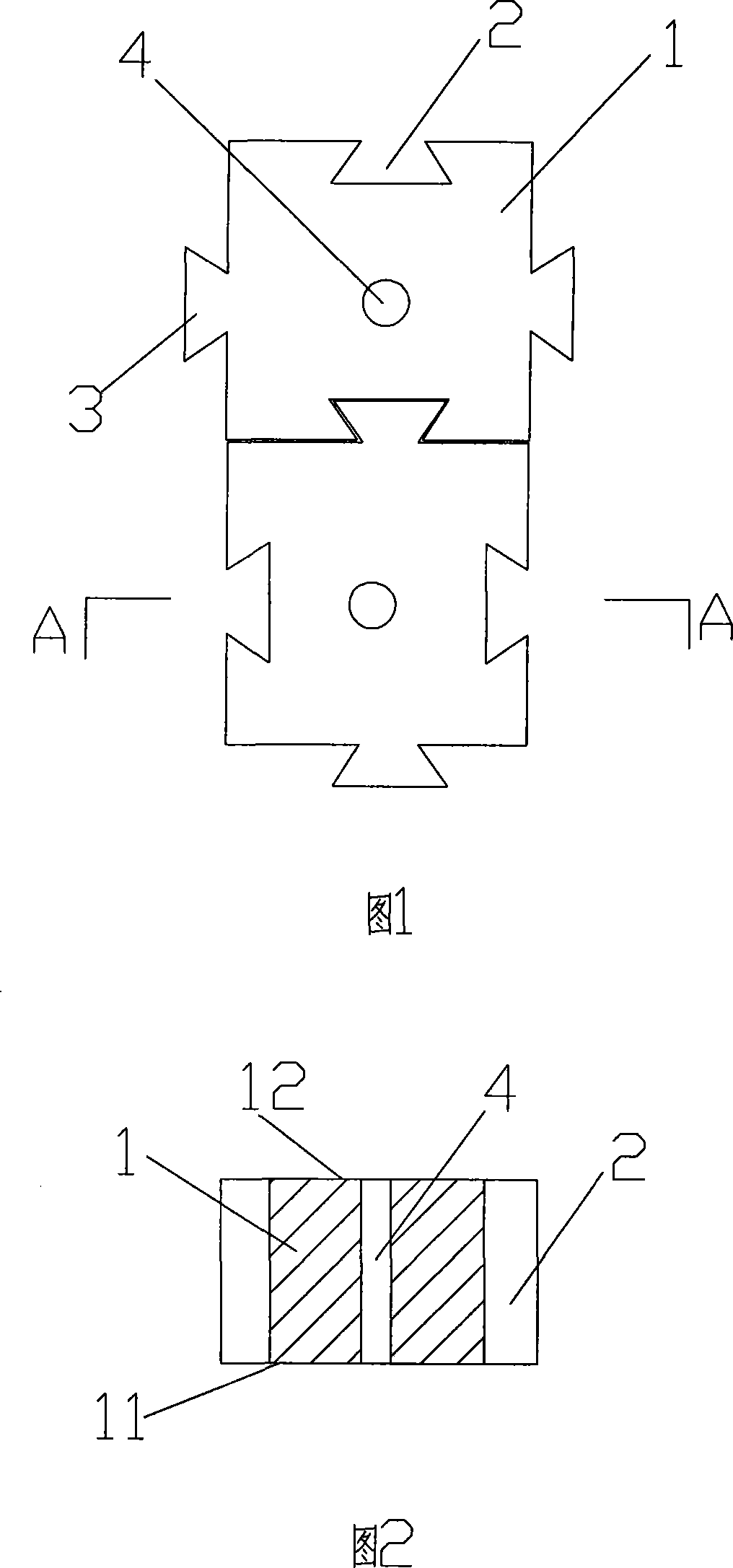 Bullet-nosed detachable adaptive puncturing locating mould plate