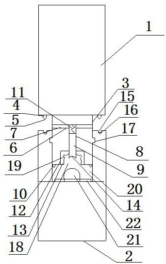 A steel structure connector