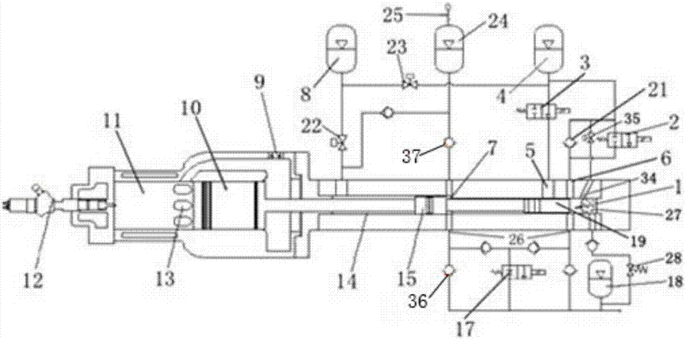 A road leveling device with high output torque and low noise