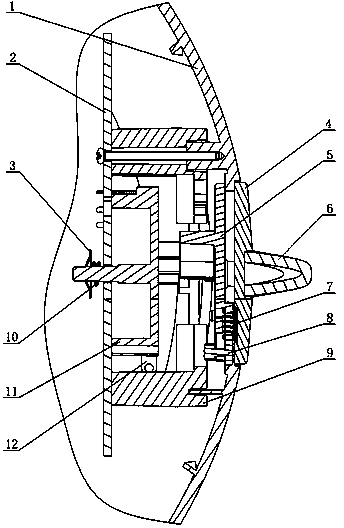 Transmission and speed governing device of food processing machinery