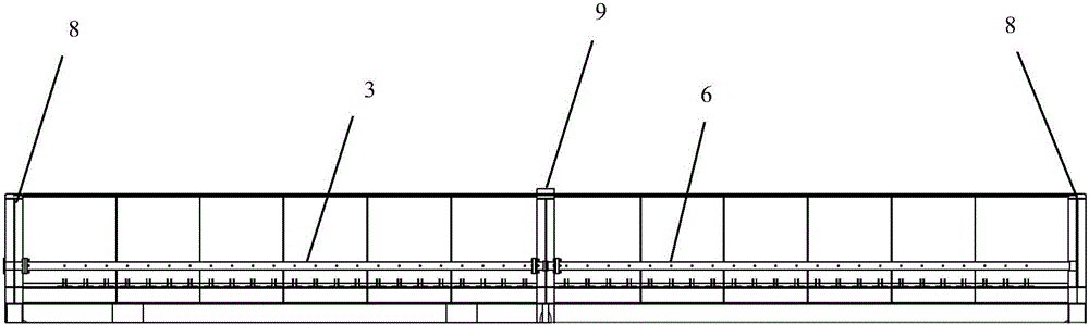 Mounting locating device for flushing spraying system of wet electrical dust precipitator