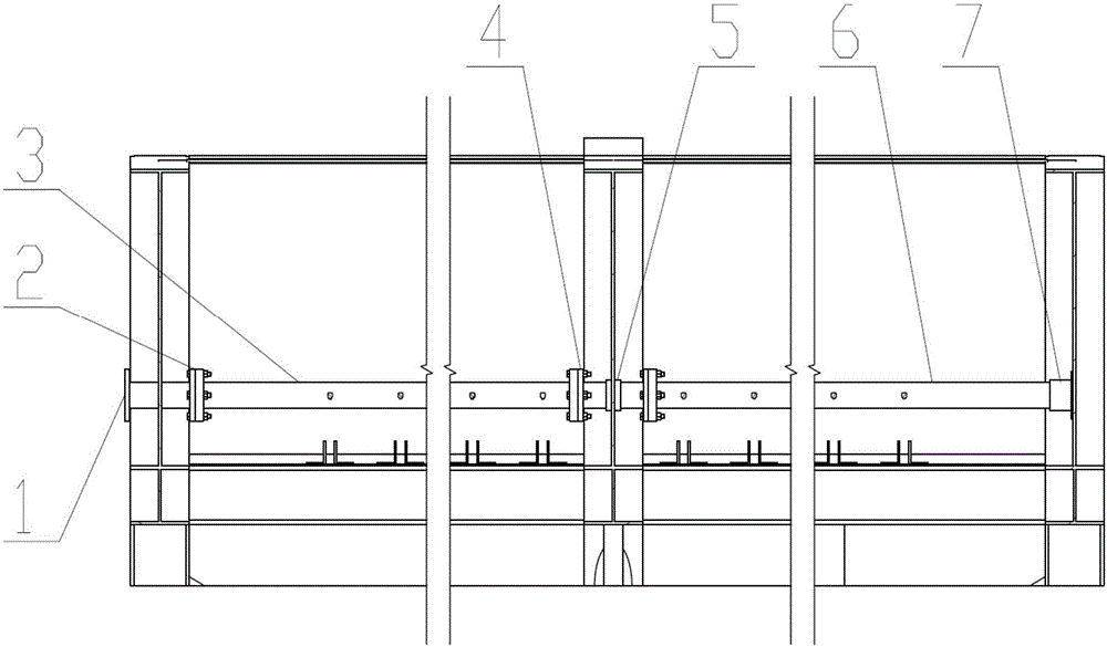 Mounting locating device for flushing spraying system of wet electrical dust precipitator