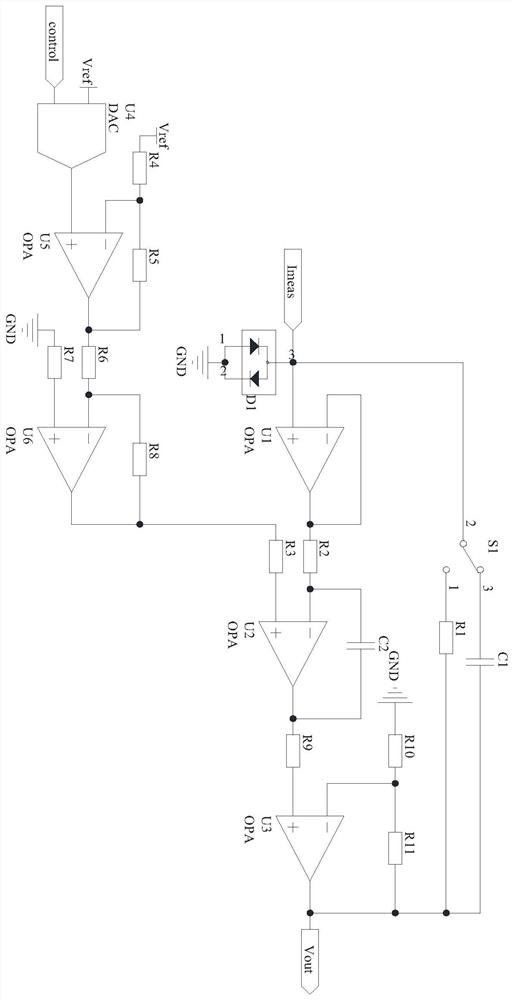 Circuit and method for eliminating leakage current of charge test circuit