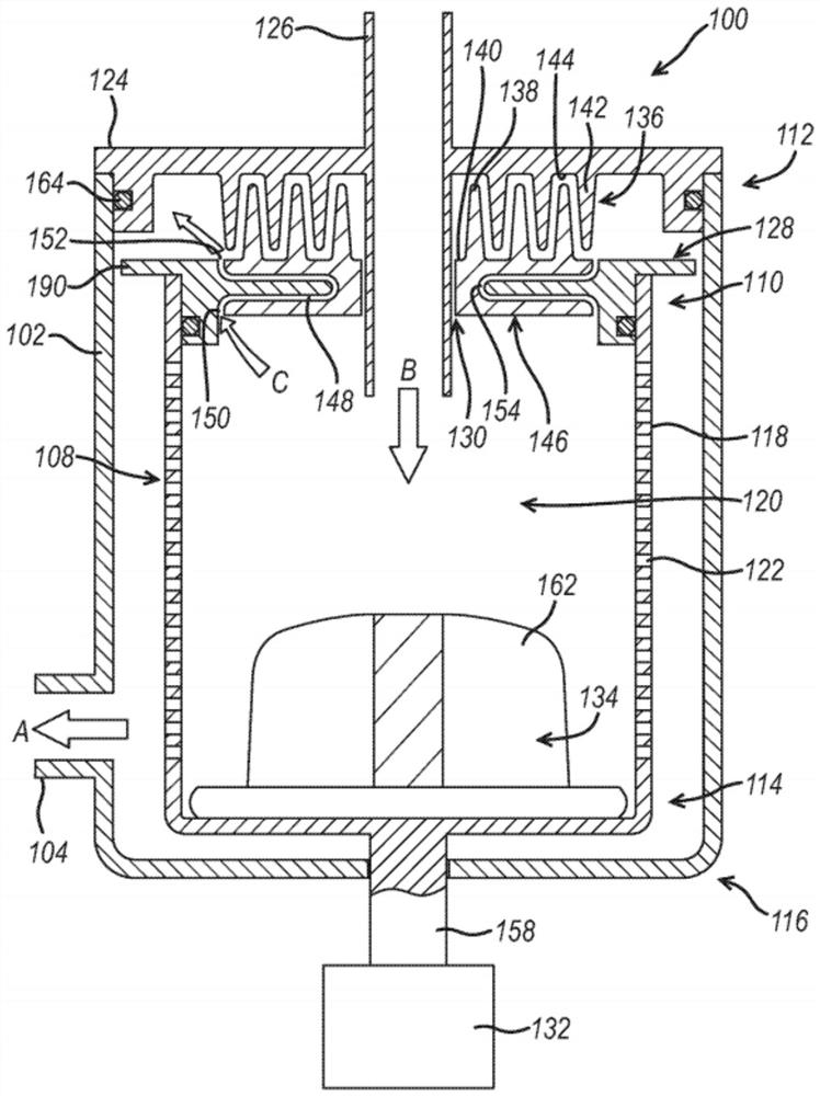 Filter for treatment apparatus