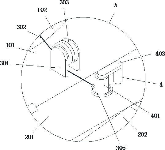 Electronic component auxiliary mounting structure