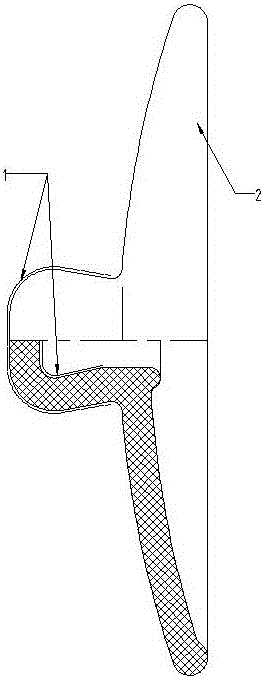 Polymer disk-shaped insulator for disk-shaped suspension insulator string element and preparation method