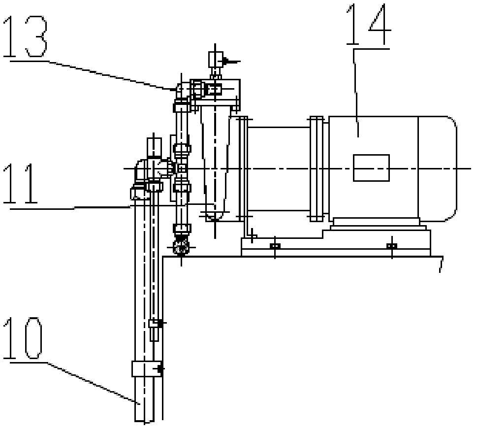 Reactor irradiation hydraulic driving device