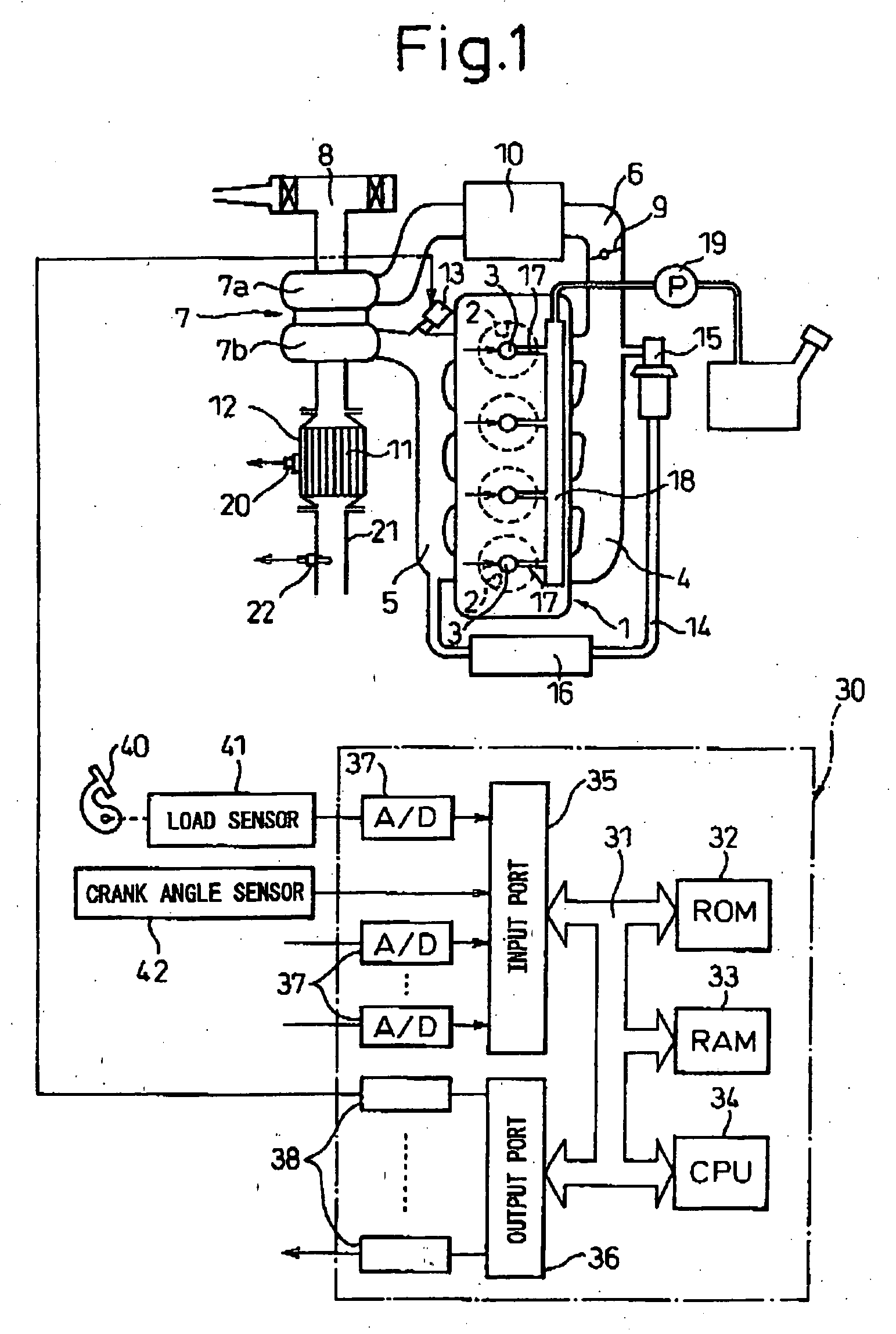 Exhaust gas clarifying device for internal combustion engine