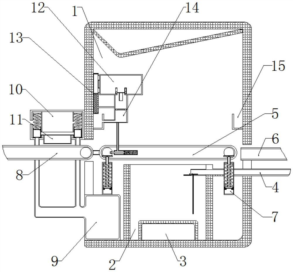 A device for rapidly replacing raw materials by distillation at high temperature