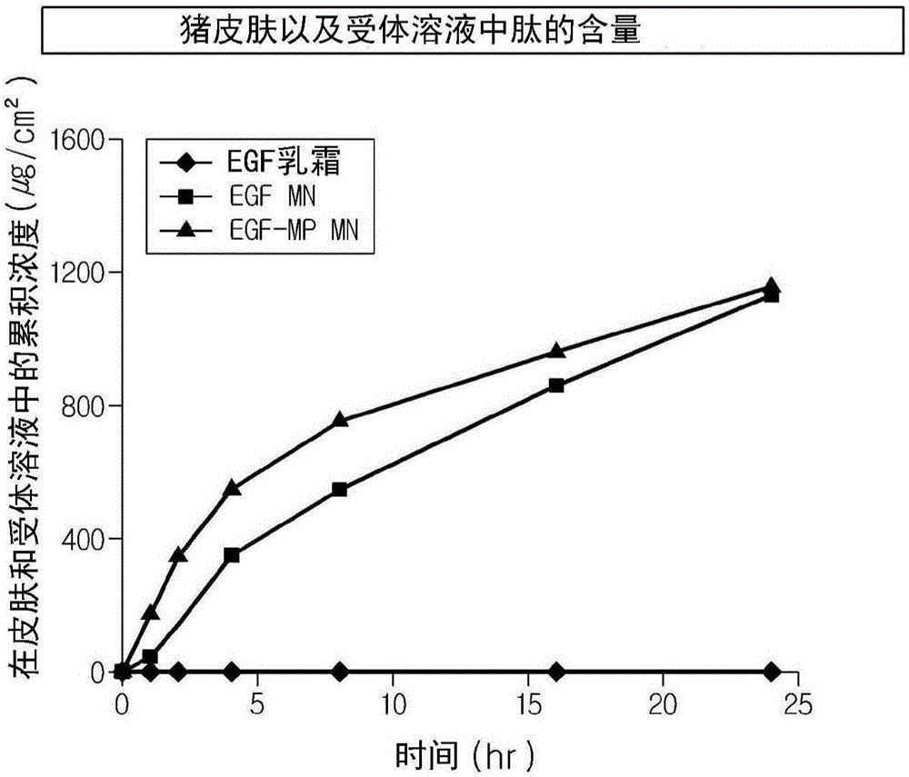 Soluble microneedle for delivering proteins or peptides