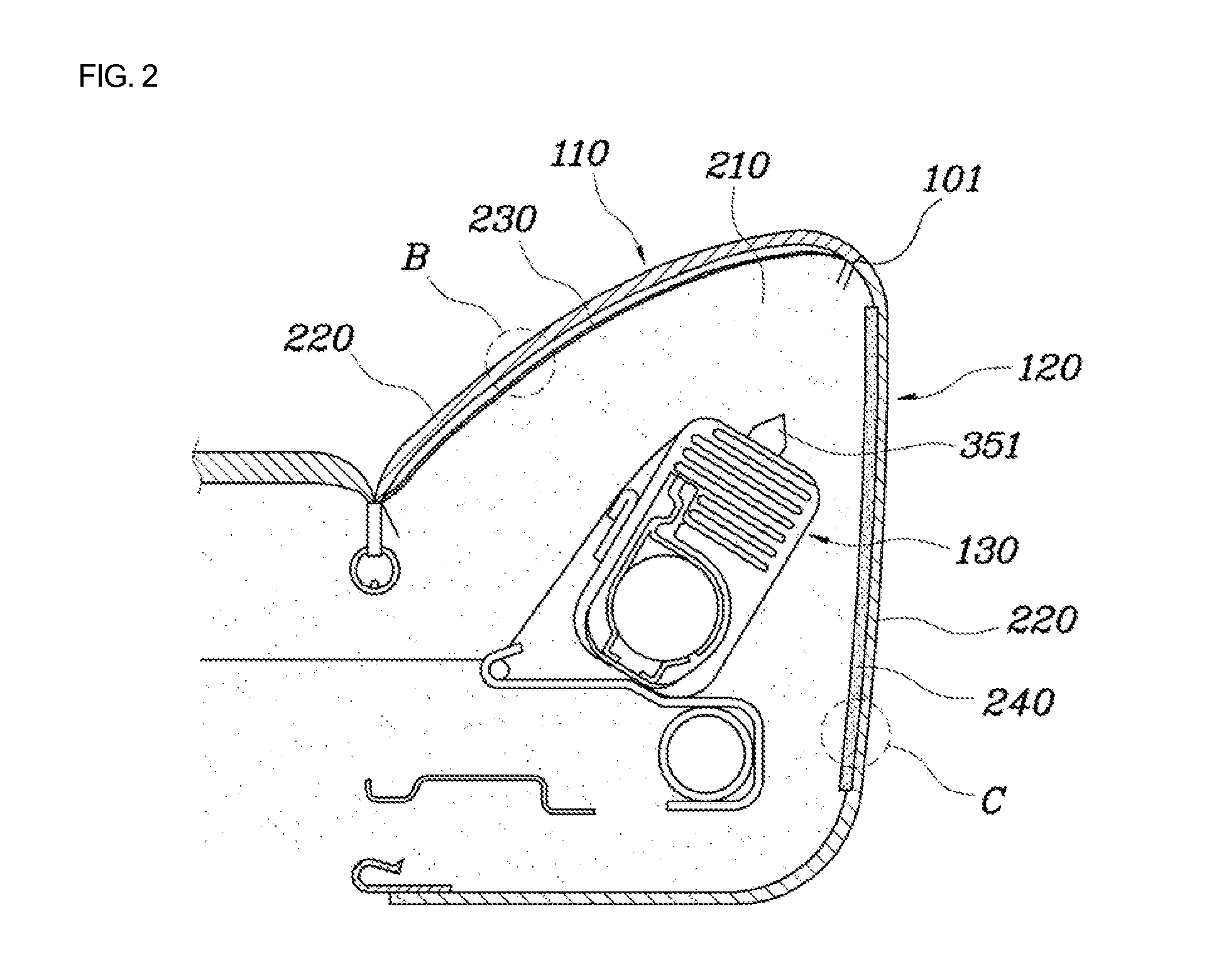 Seat with side airbag for vehicles