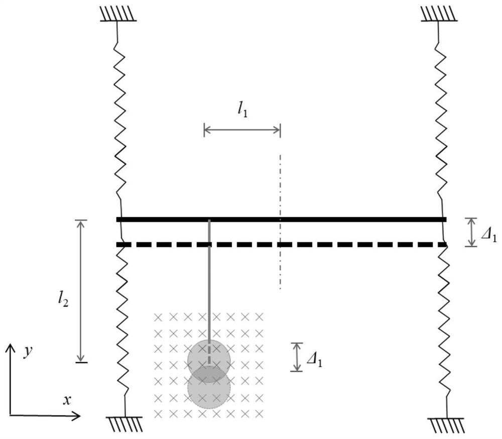 Eddy current damper for segment model testing, vibration device and experimental method