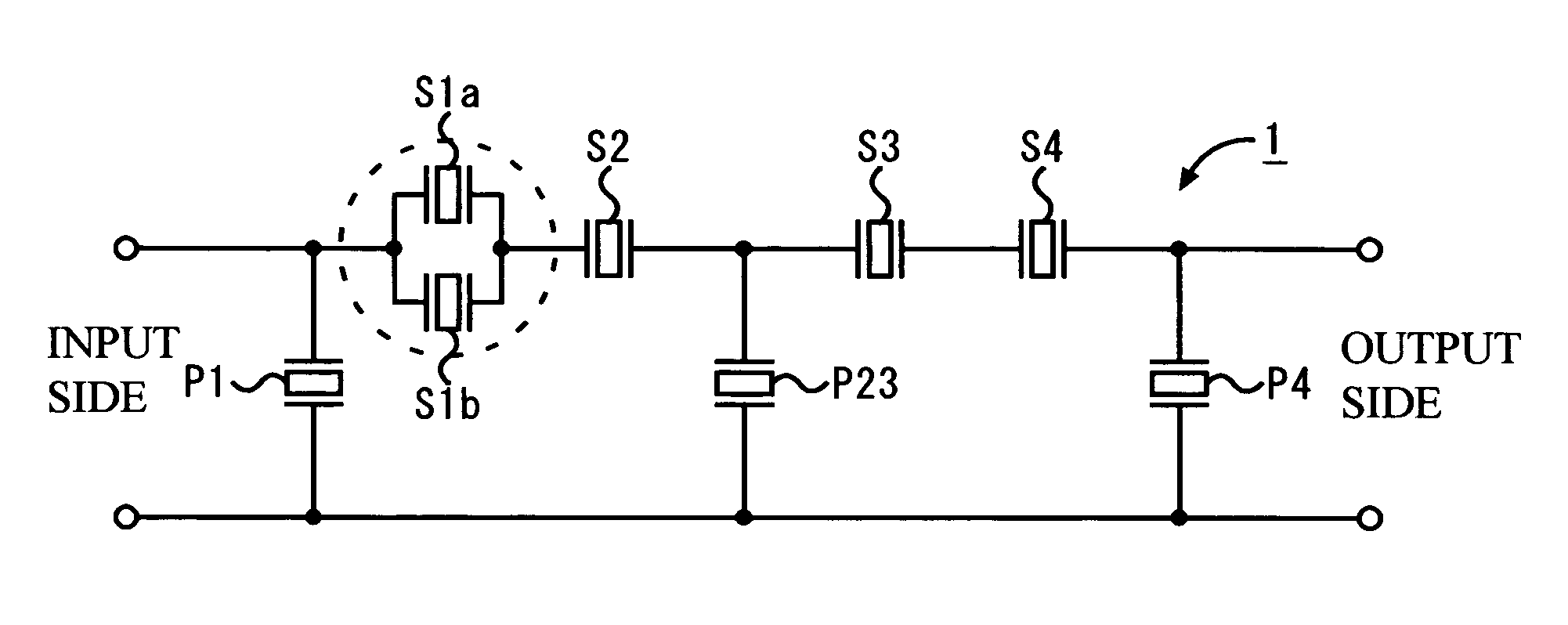 Filter element, and filter device, duplexer, and high-frequency circuit each including said filter element