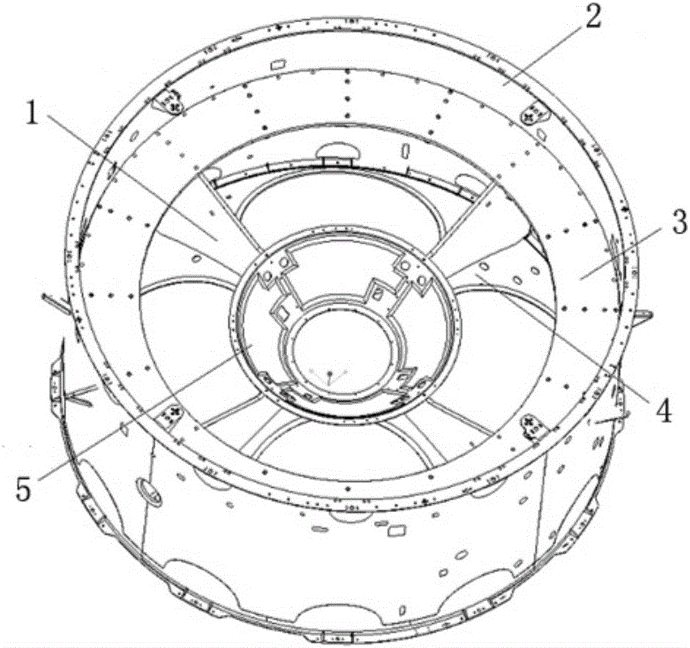 Method for analyzing composite structure with complex configuration of lunar explorer