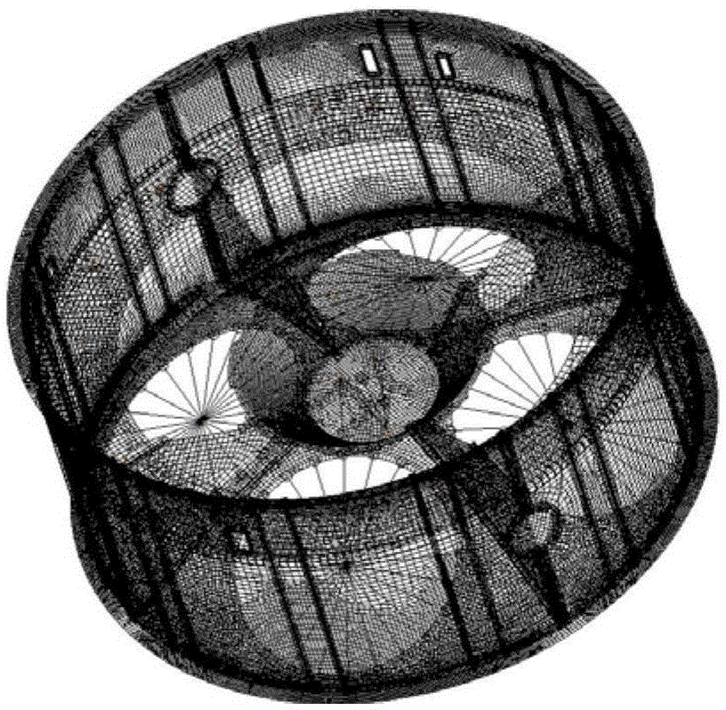 Method for analyzing composite structure with complex configuration of lunar explorer