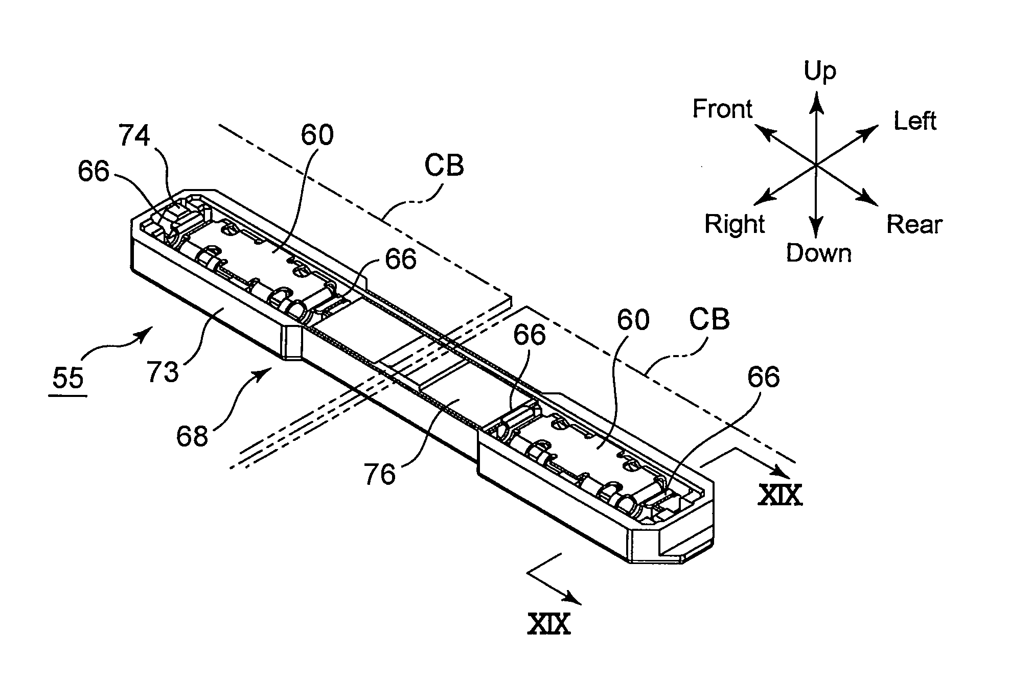 Connector, and LED lighting apparatus using the connector