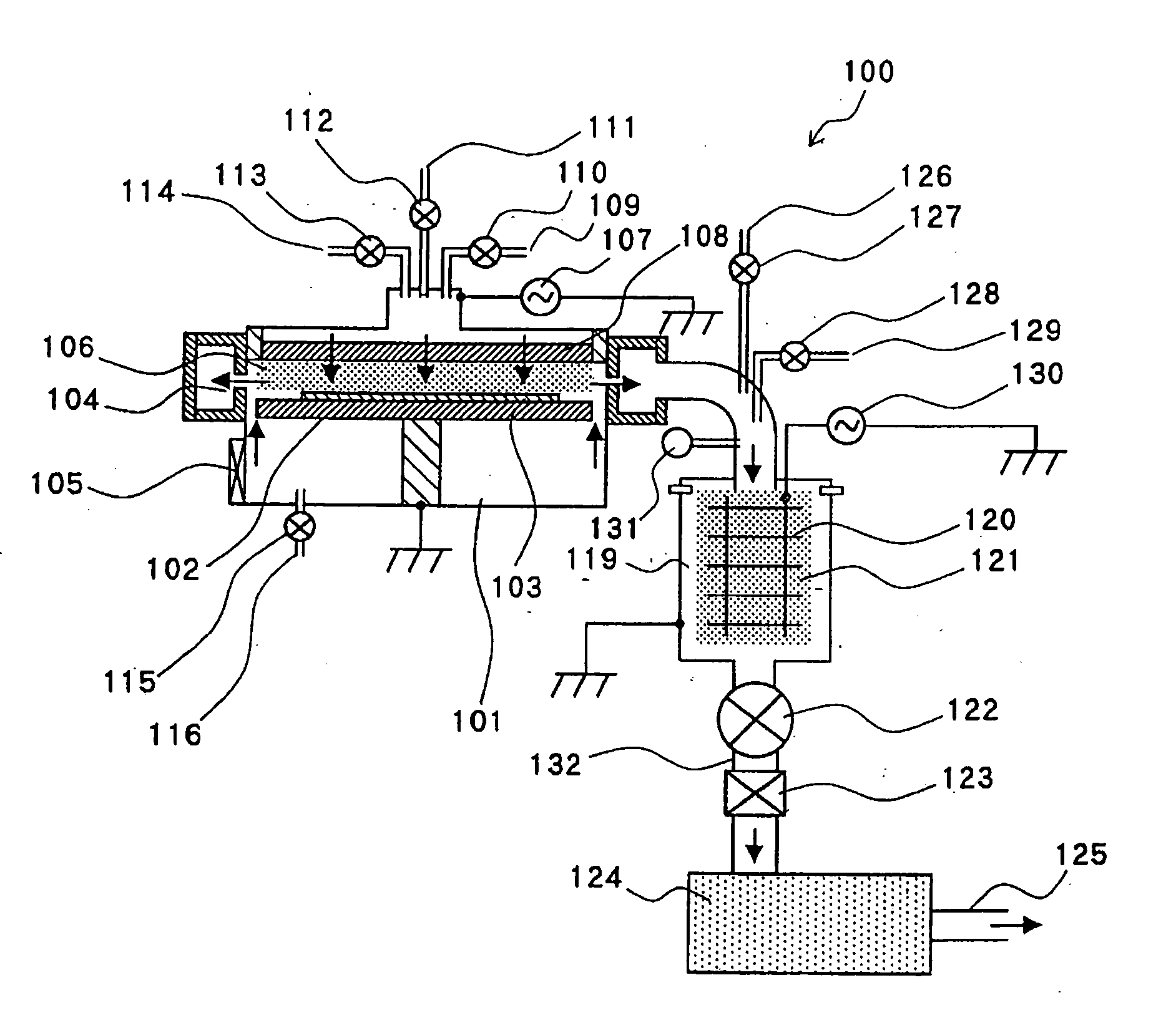 Plasma processing apparatus for forming film containing carbons on object to be deposited