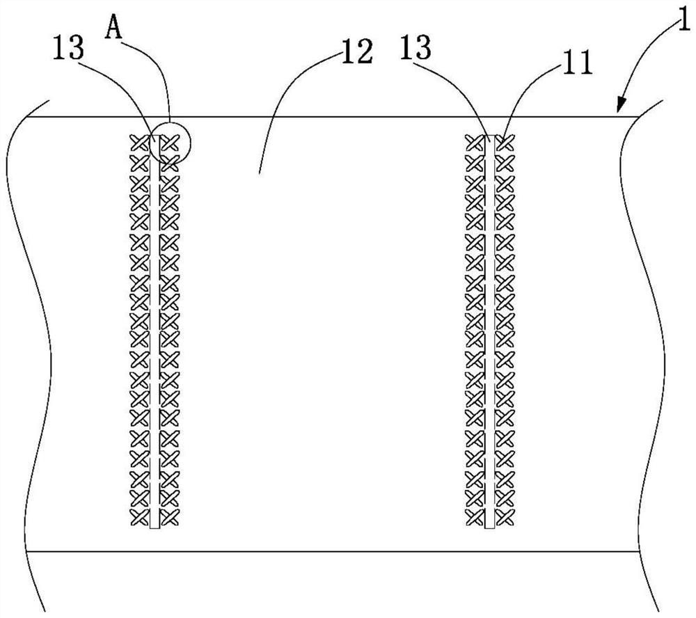 Interwoven vamp and manufacturing method thereof