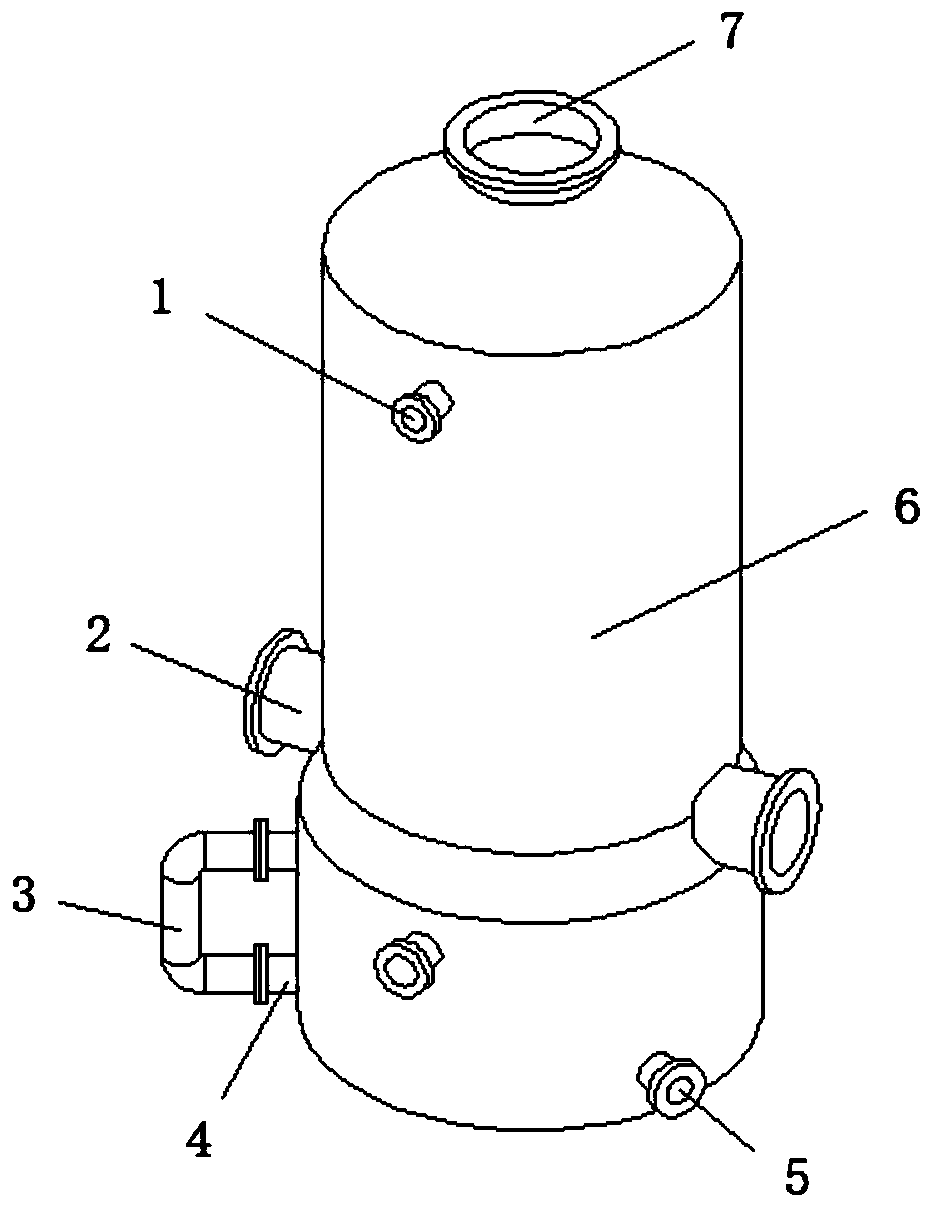 Gas-liquid absorption tower for pharmaceutical and chemical production