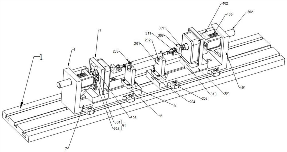 Automatic pull rod screwing machine