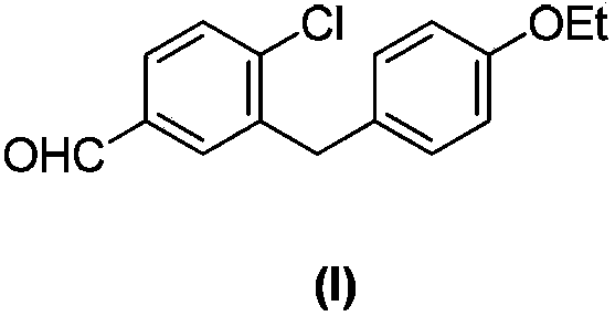 Preparation method of 4-chloro-3-(4-ethoxybenzyl)benzaldehyde