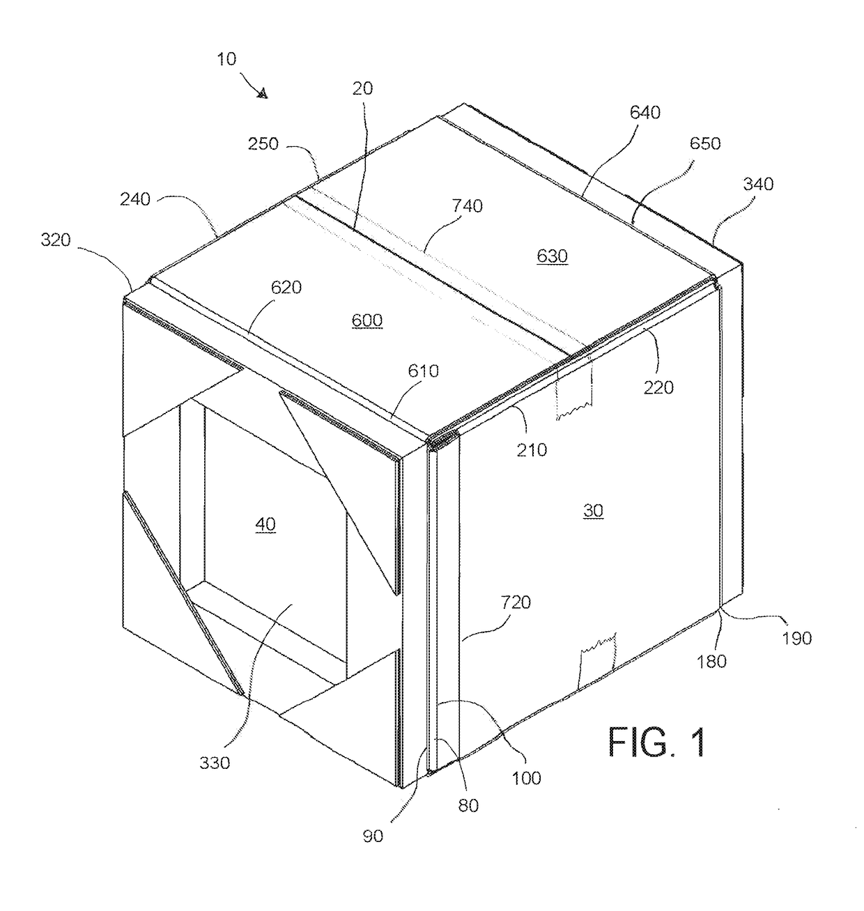 Containers with integrated support structures and methods for making and using the same