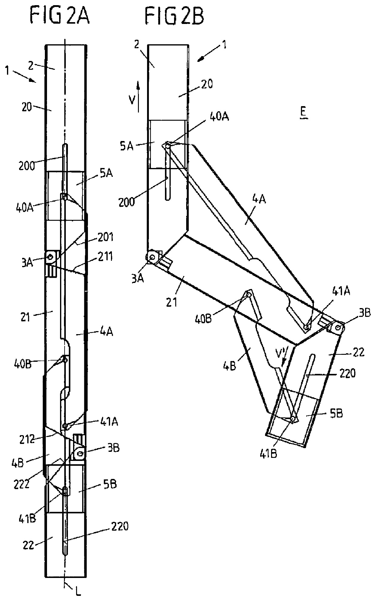 Medical instrument and method for pivoting such a medical instrument