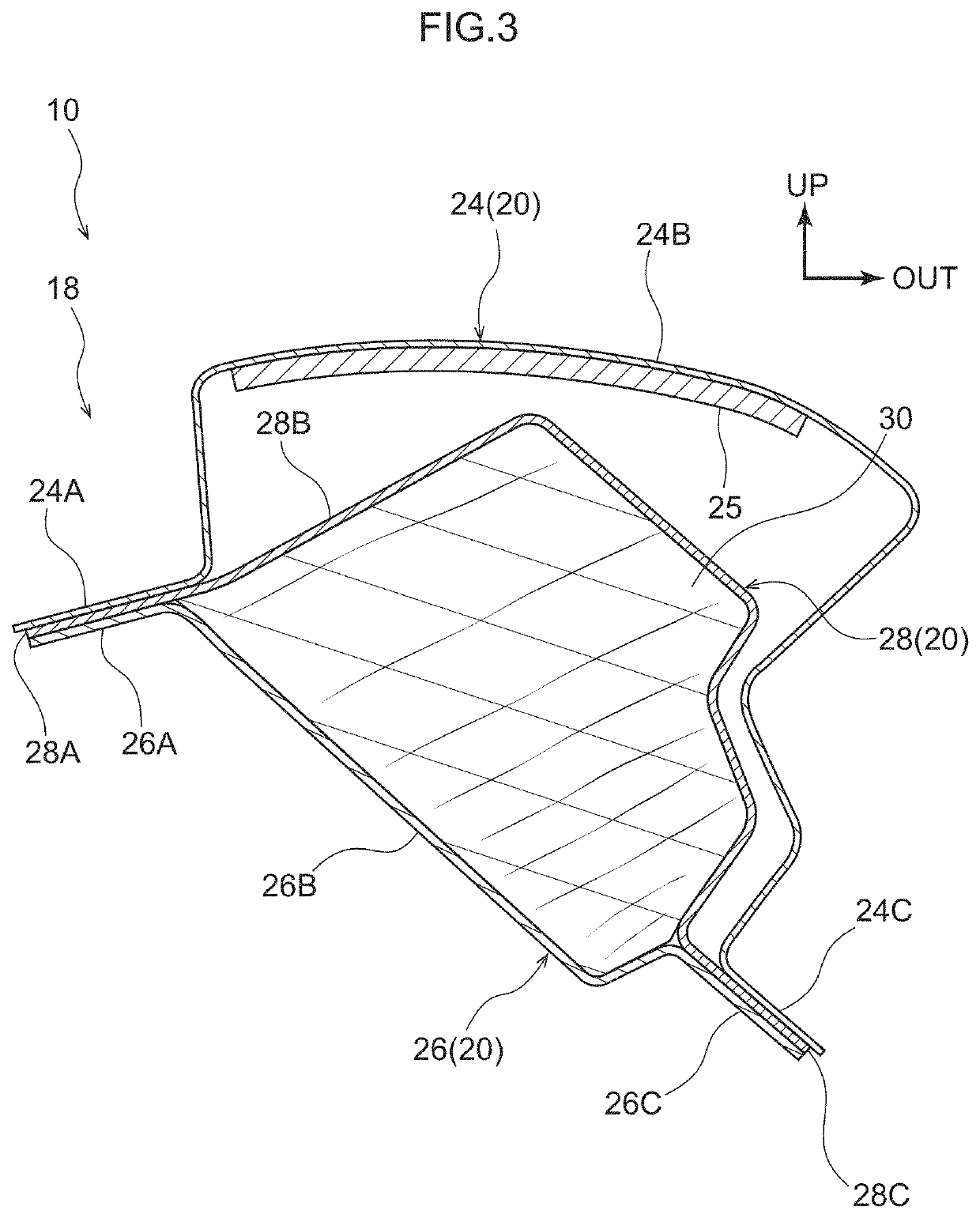 Vehicle side section structure