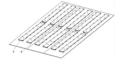 Embedded-sleeve-type integral molding mould for ballastless turnout slabs