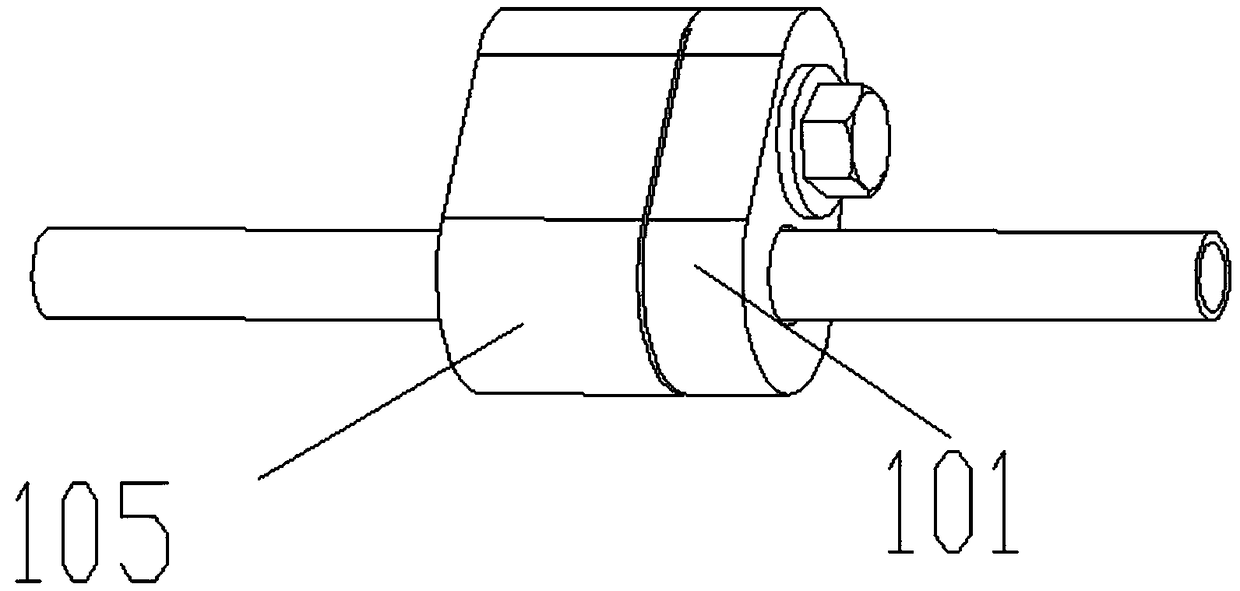 R744 air conditioner pipeline sealing structure