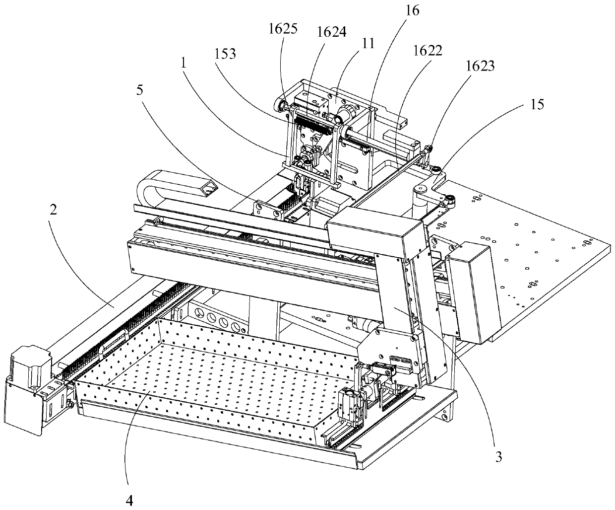 Automatic material arranging device