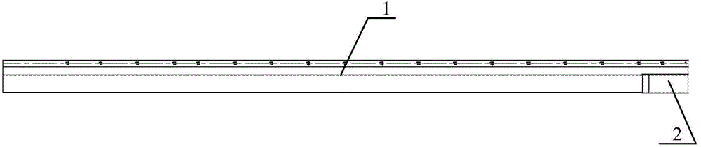 Process for machining boundary beam of vehicle carrying plate