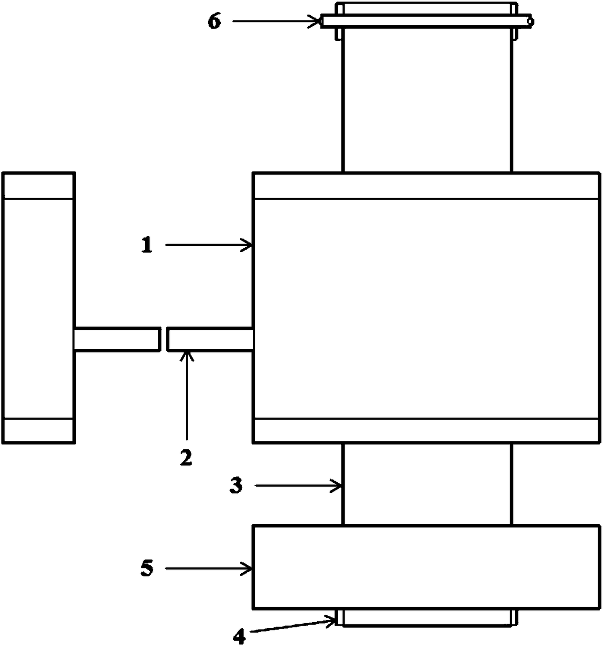 Baffle gate with object passage