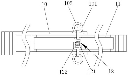 Steel structure end processing device for building