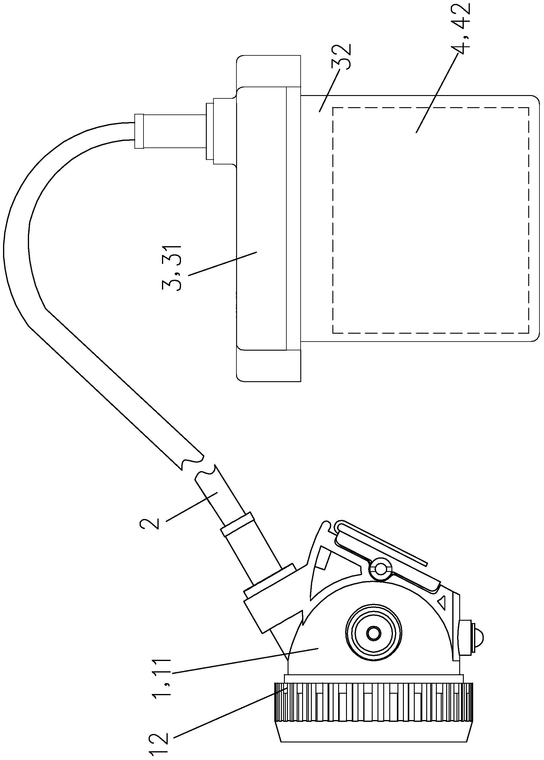 Intelligent miner lamp capable of carrying out communication through Bluetooth headset