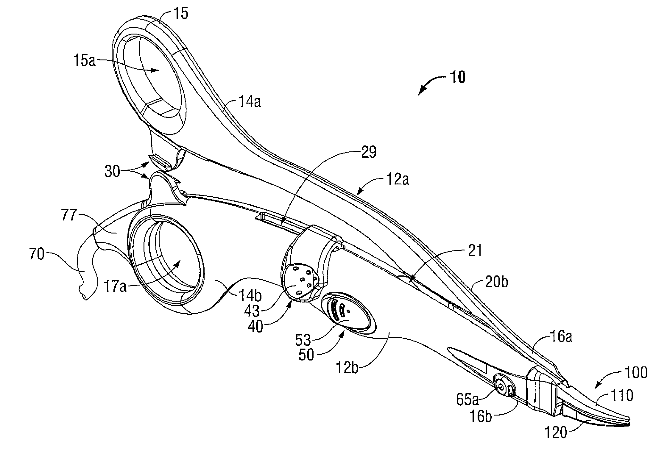 Open vessel sealing instrument with pivot assembly