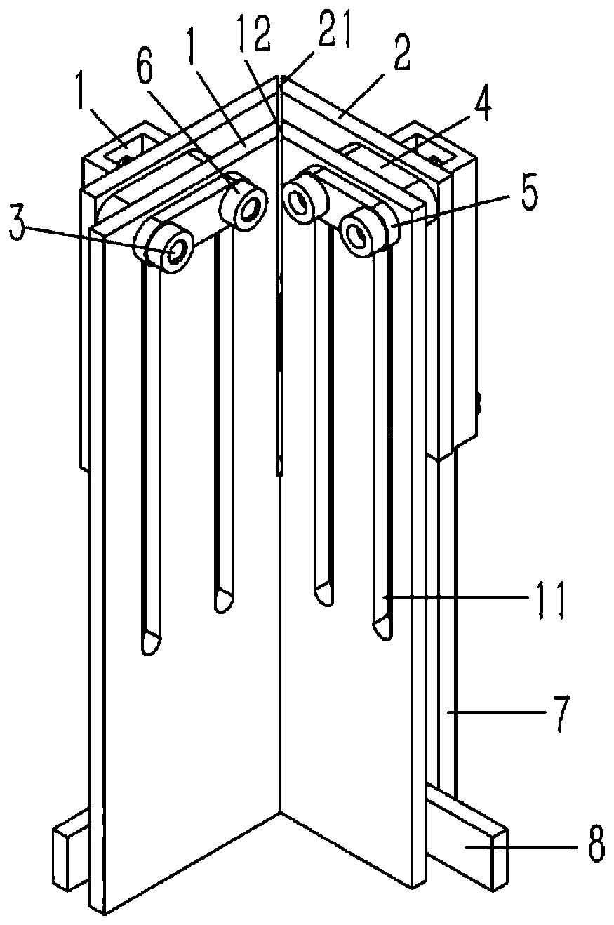 Auxiliary jig for detaching and recombining carton