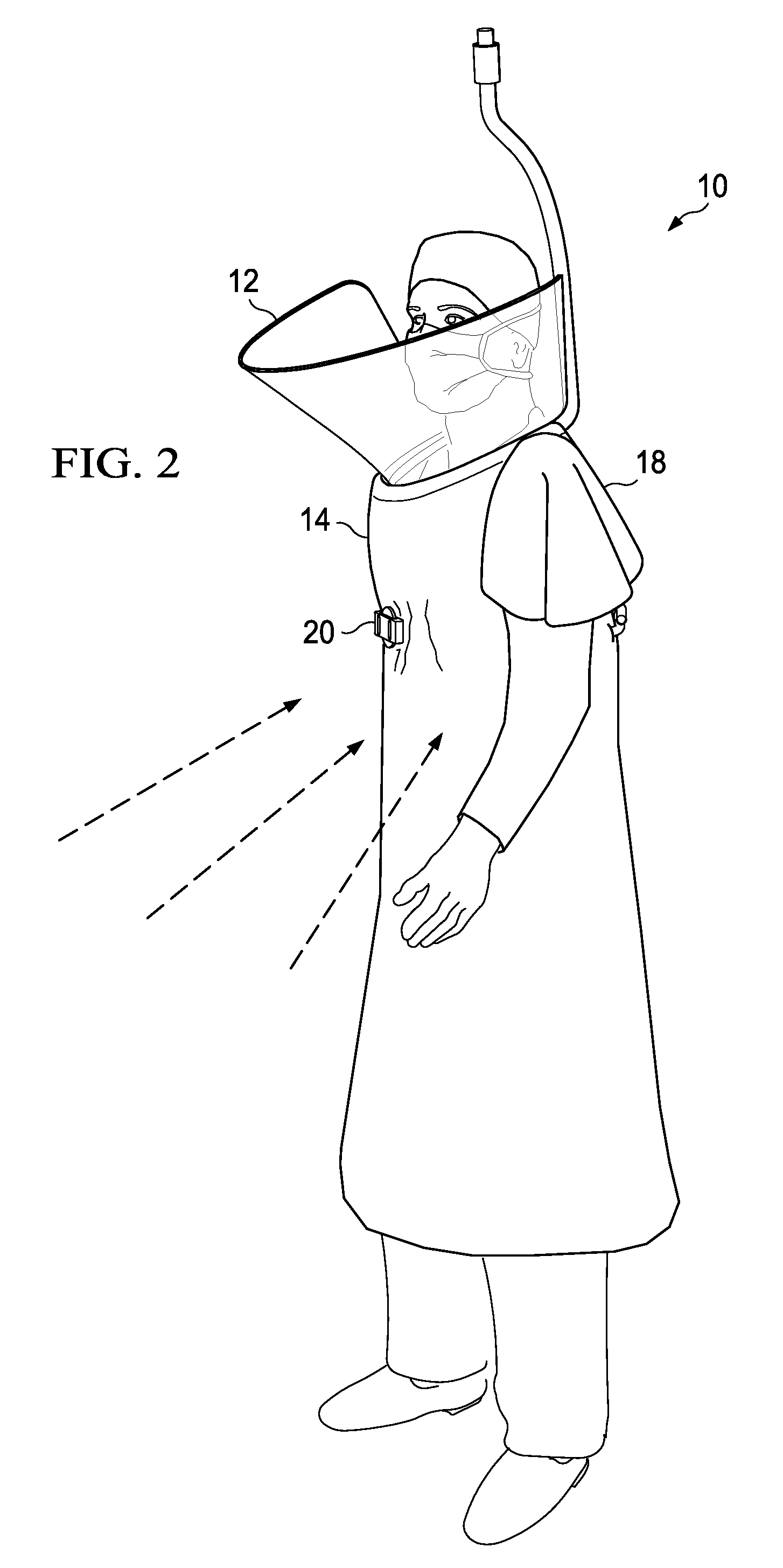 System and Method For Providing a Suspended Personal Radiation Protection System