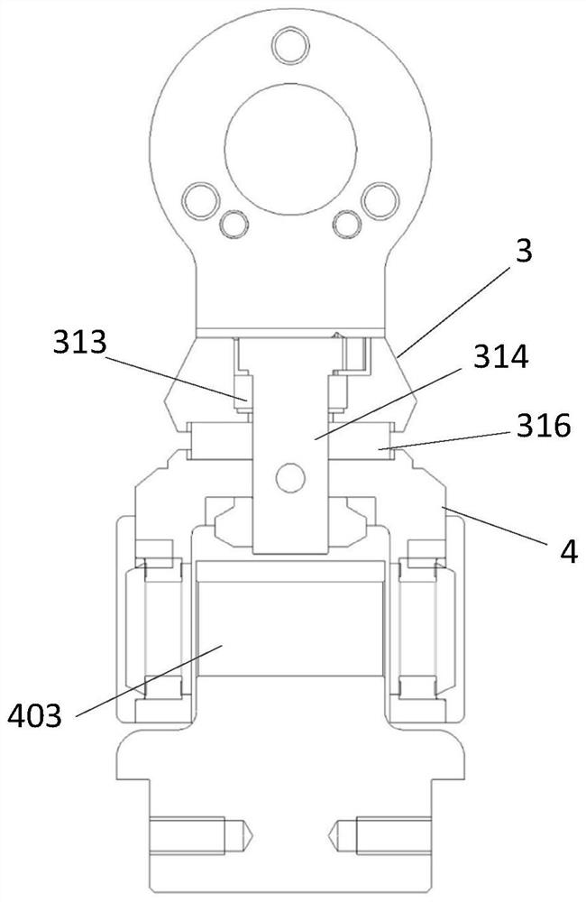 Three-degree-of-freedom passive energy storage and power assisting exoskeleton hip joint