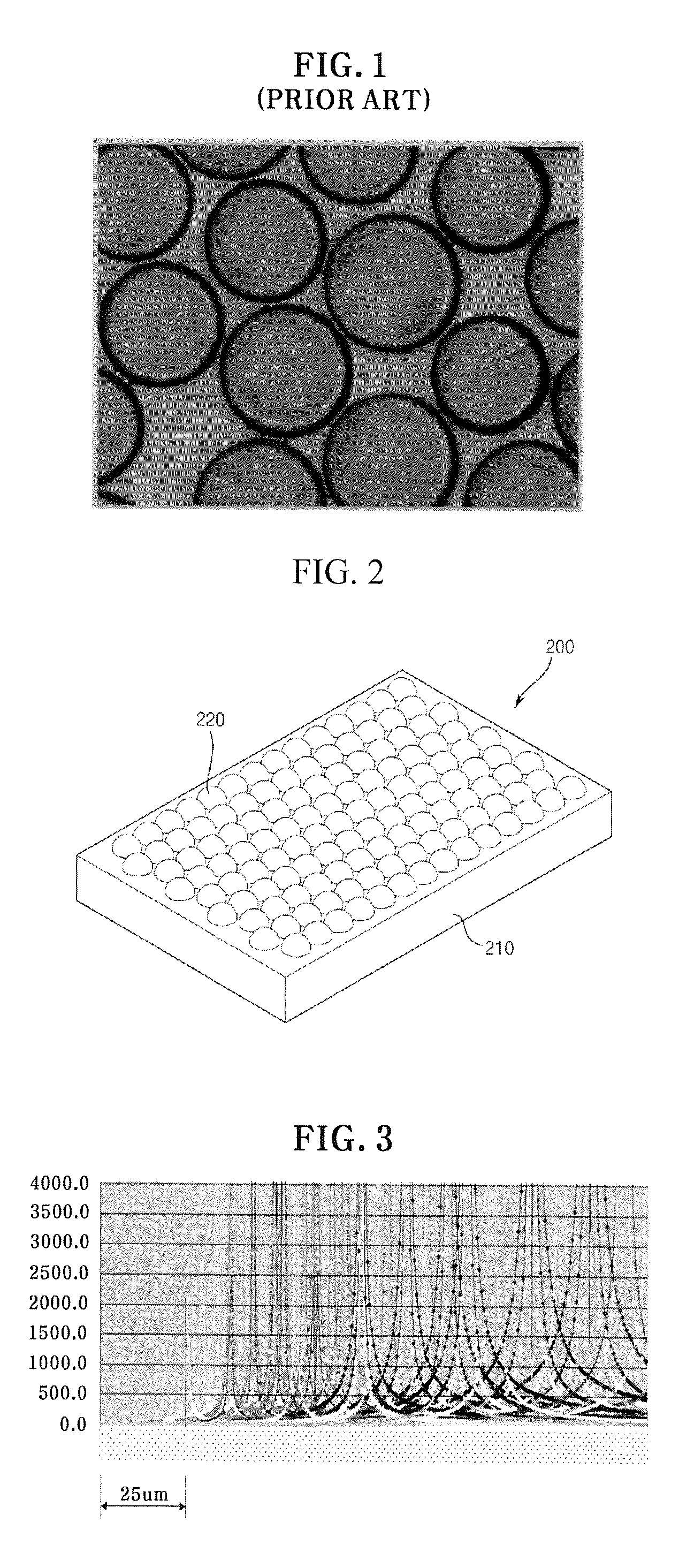 Regular pattern optical sheet