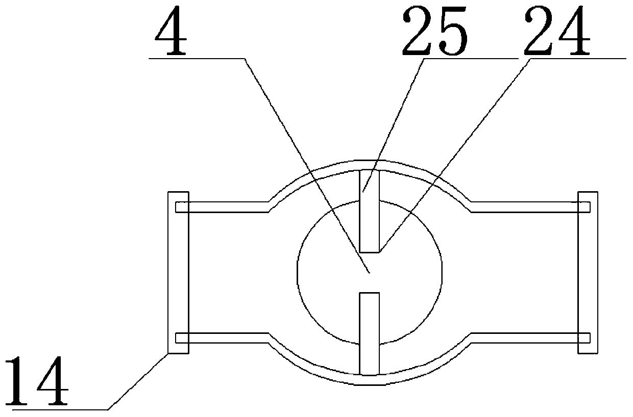 Air-conditioning type three-way flow adjusting valve