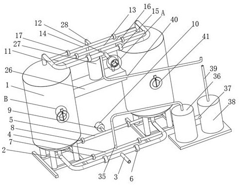 Operation method of dryer used for waste heat regeneration of compressed air