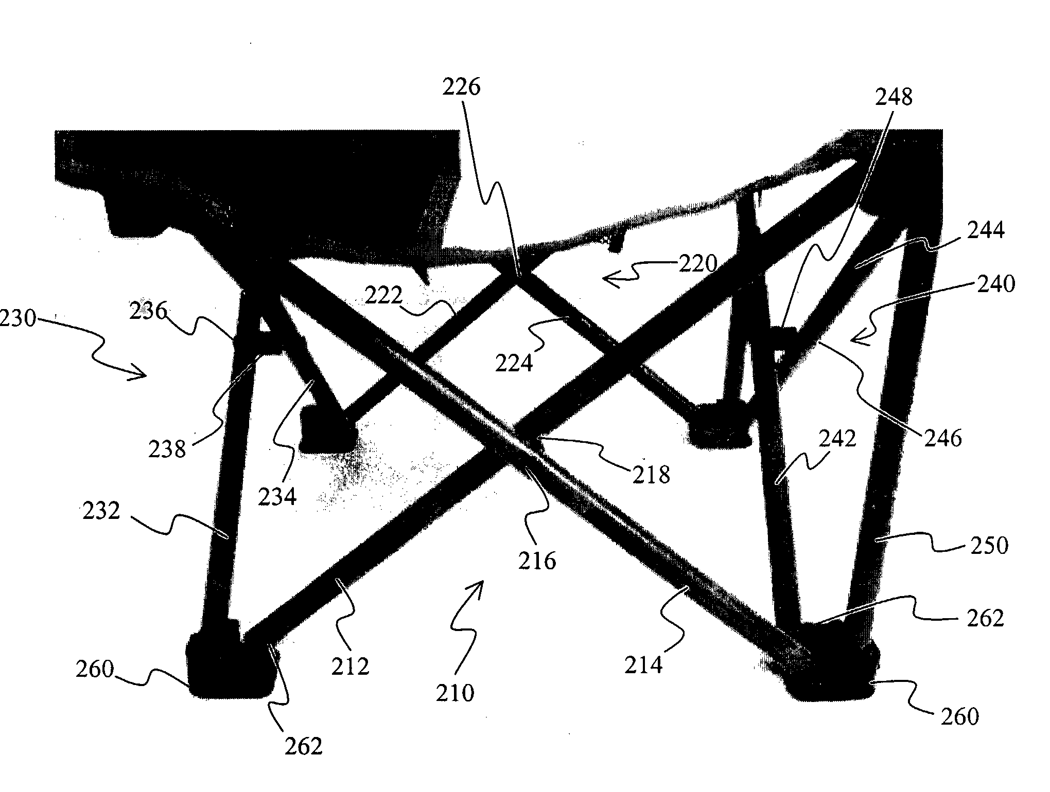 Quad Chair With Safety Spacer