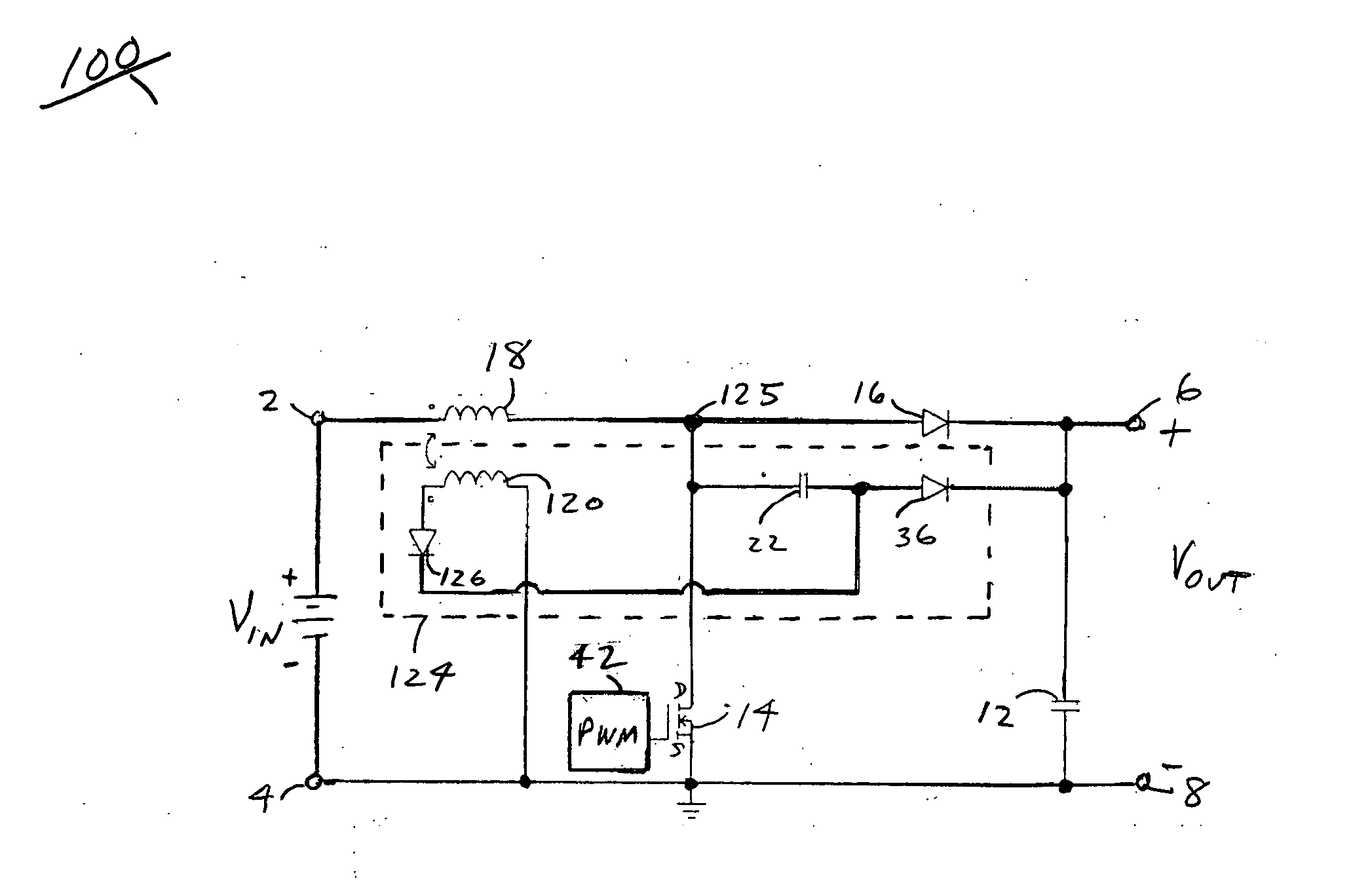 Snubber circuit for a power converter