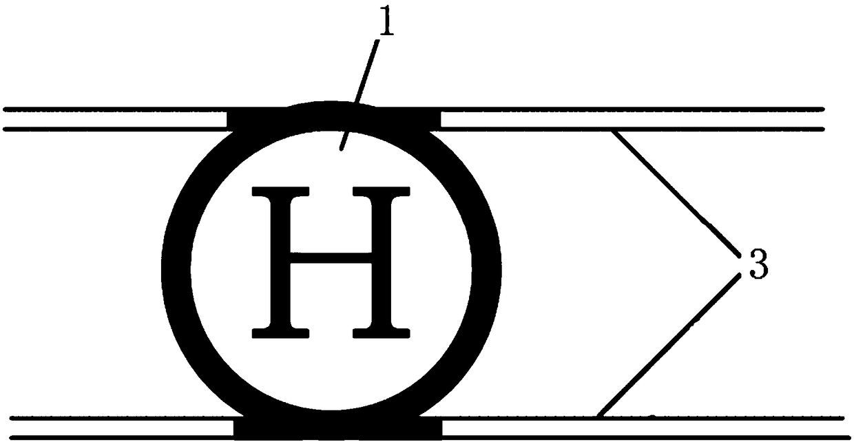 Helicopter landing system and landing method