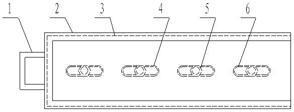 Sealing box special for shutdown transformer